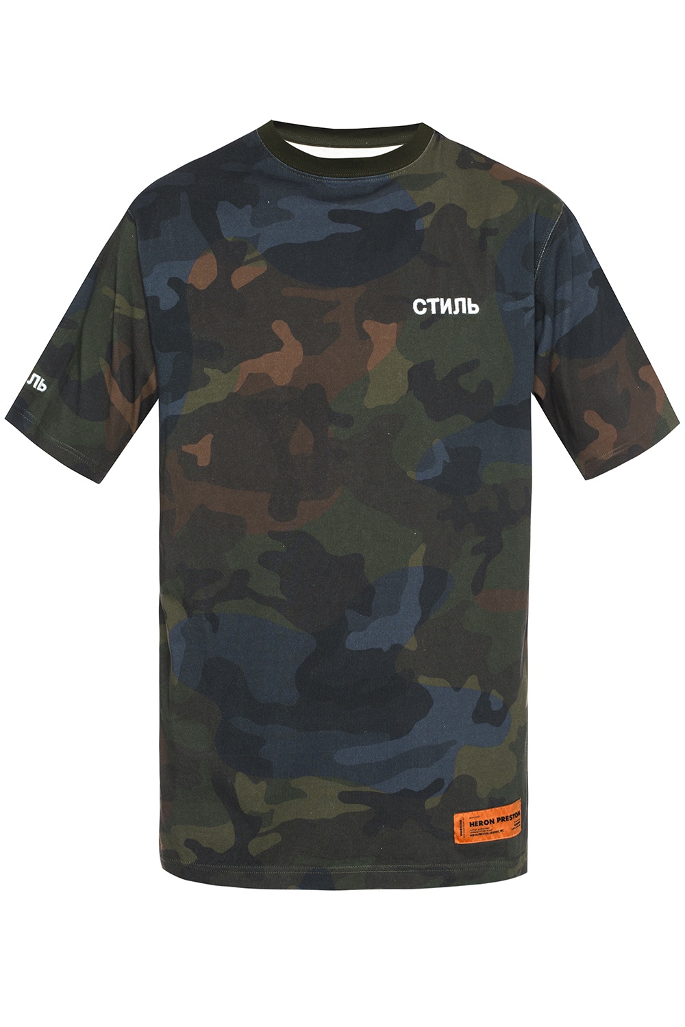 Heron Preston Camo motif T-shirt | Men's Clothing | Vitkac